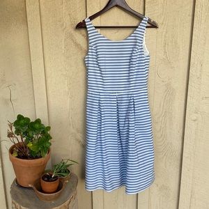 Striped Cotton A-Line Sundress